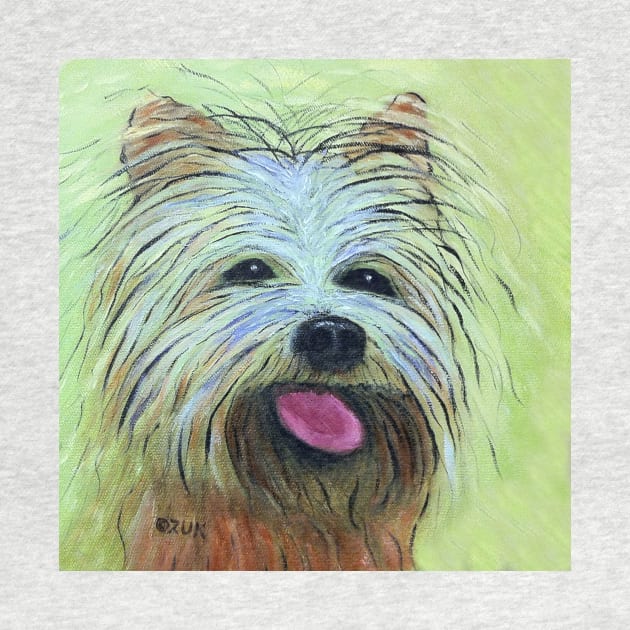 Yorkshire Terrier Abstract by KarenZukArt